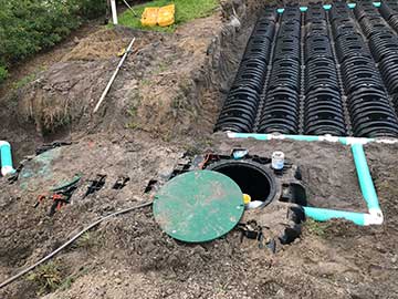 Septic tank installation in North Port FL.