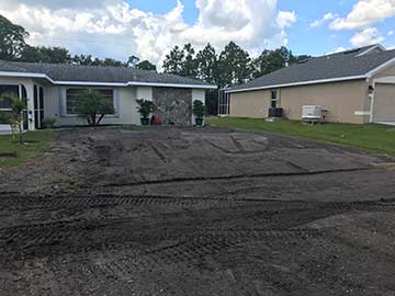 Completed septic system replacement project.